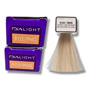L'Oreal Professionnel DIALight 2 Tubes Ammonia-Free 9.03/9NG Honey Milkshake